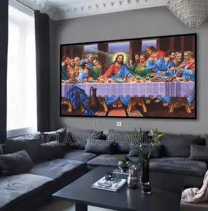 Hd Framed Jesus Christ Last Supper Painting Wall Art