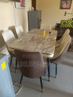 Marble Dining Set by 6