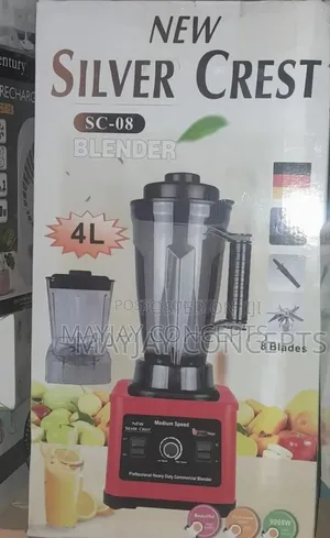Silver Crest 4L Heavy-Duty Blender and Grinder-9000watts