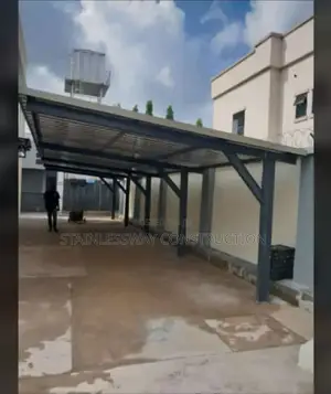H Channel Carport Stand With Aluminum Roofing