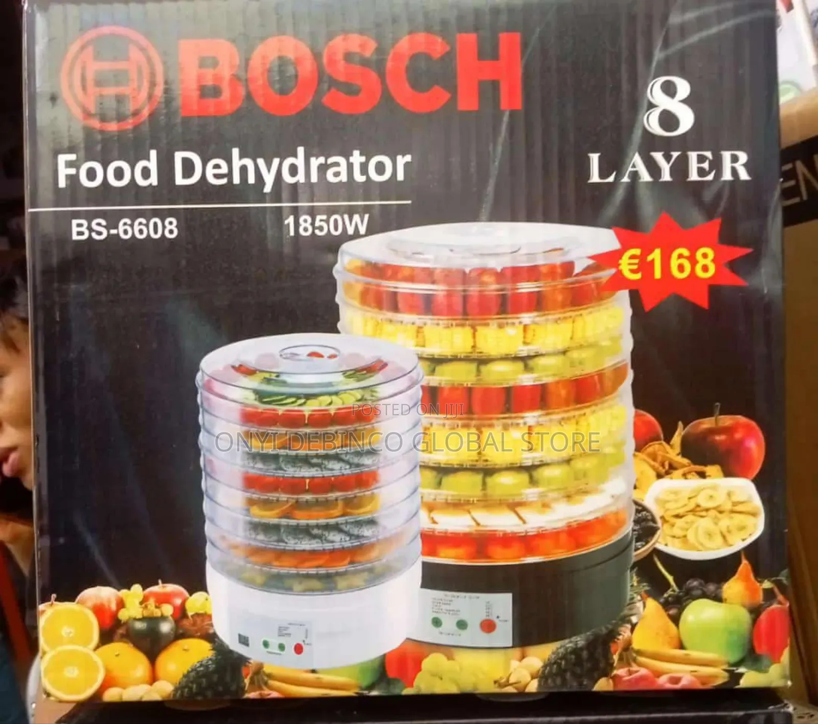 8 Layers Bosch Electric Food-Fruit and Vegetable Dehydrator