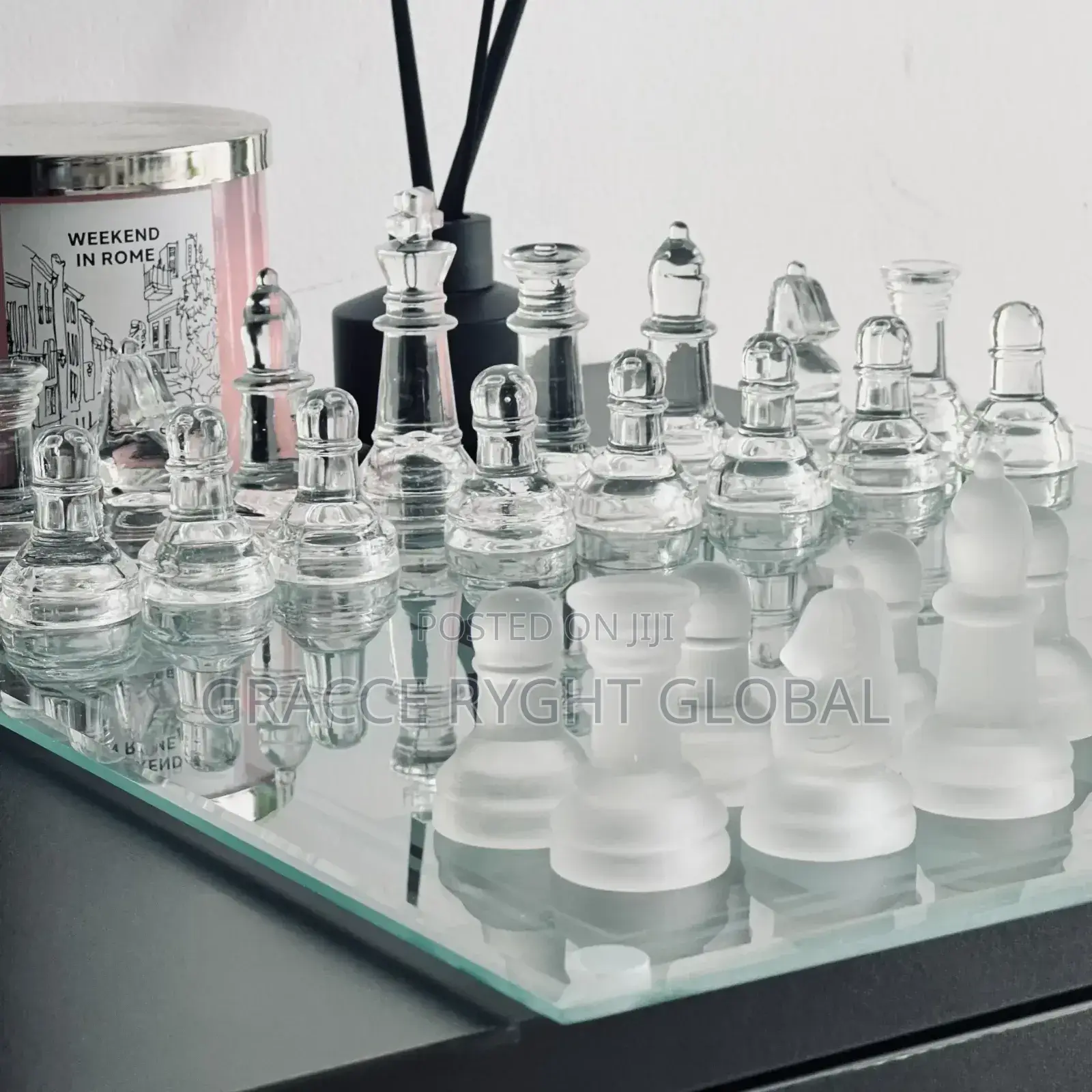 Glass Chess Board
