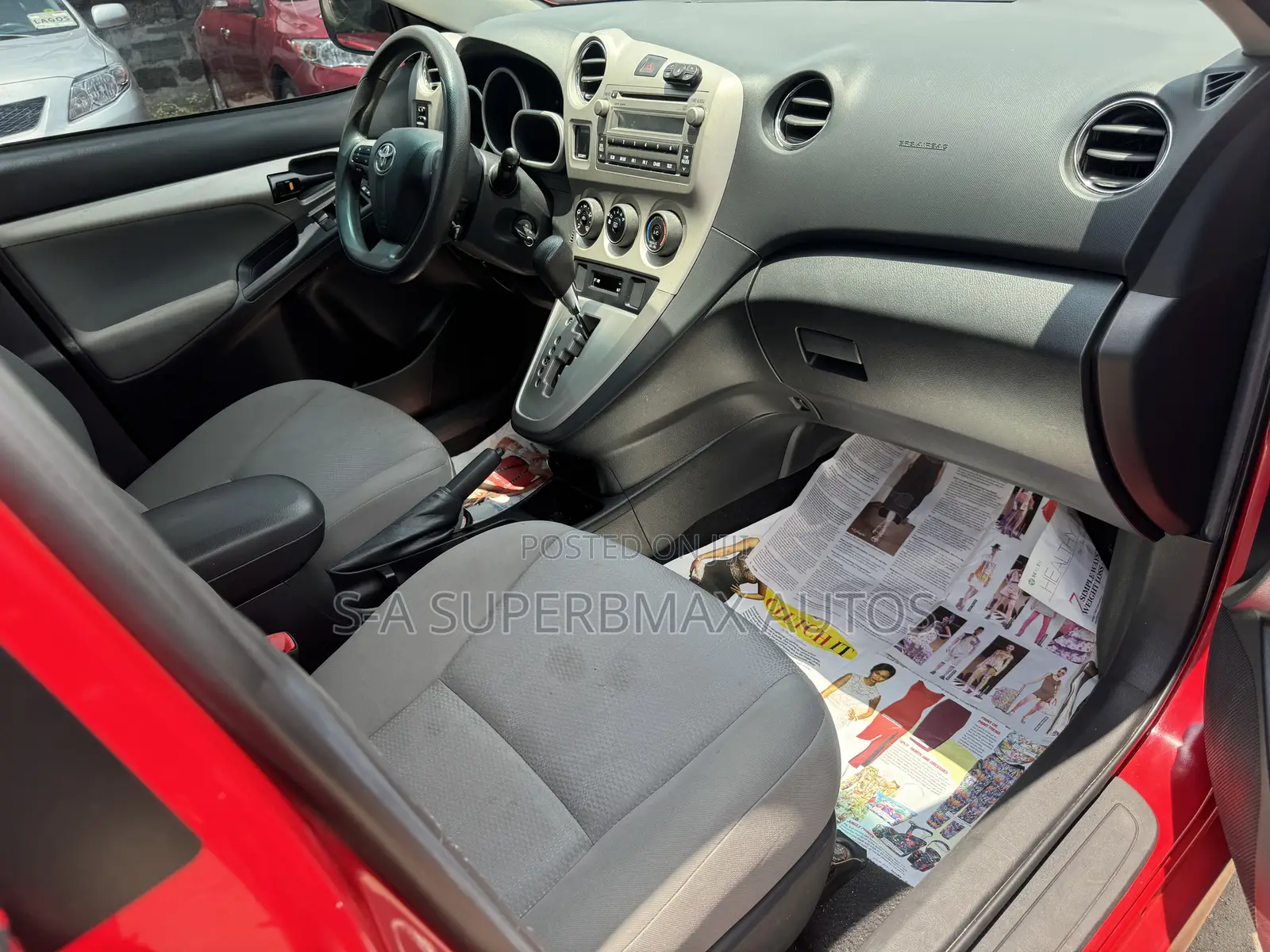 Toyota Matrix 2012 Red