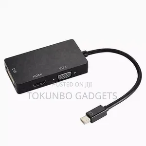 Thunderbolt Mini Display Port Dp to Hdmi Dvi Vga Adapter