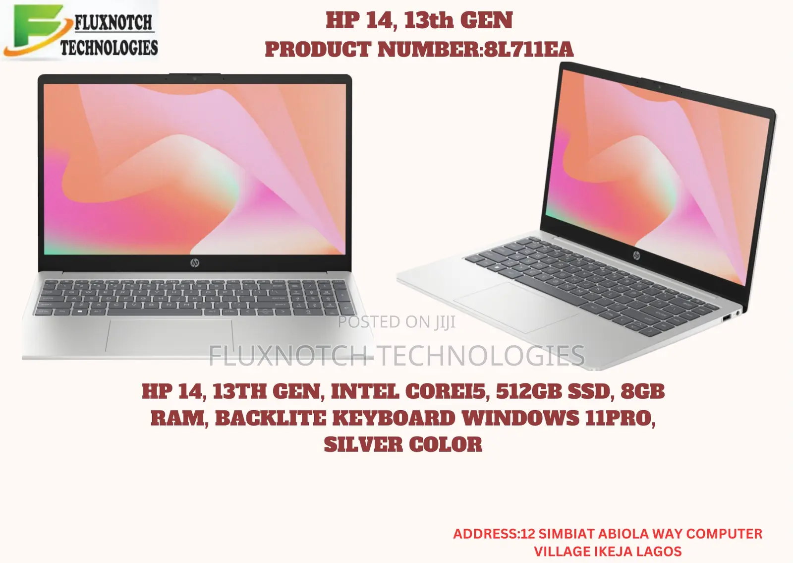 New Laptop HP 14z 8GB Intel Core i5 SSD 512GB