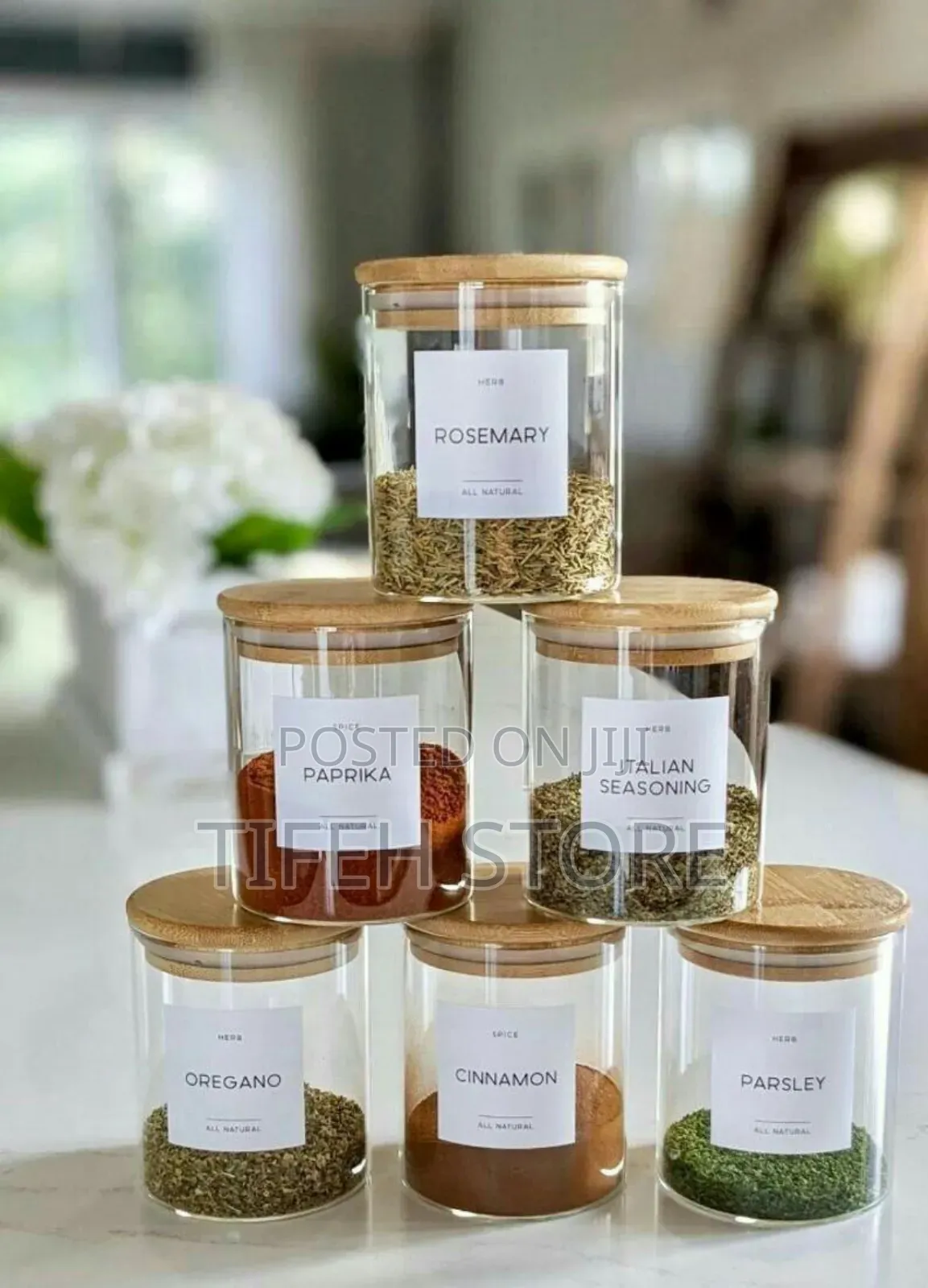 6 Pieces Spice Jar