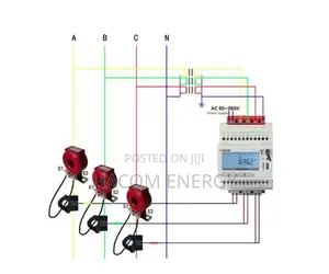 4G 3 Phase Energy Monitor For Transformer SCADA Feeder