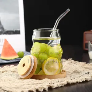 Wavy Glass Bottle