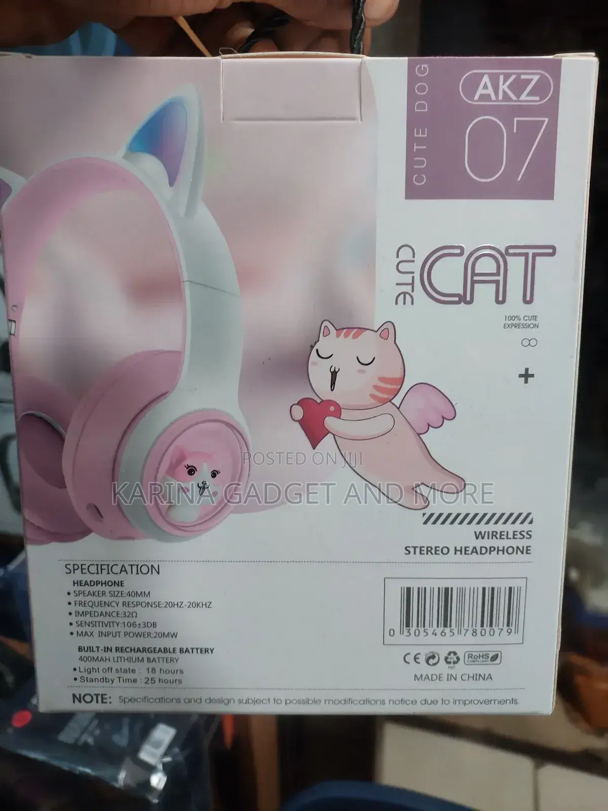 Wireless Cutie Cat HD Headset