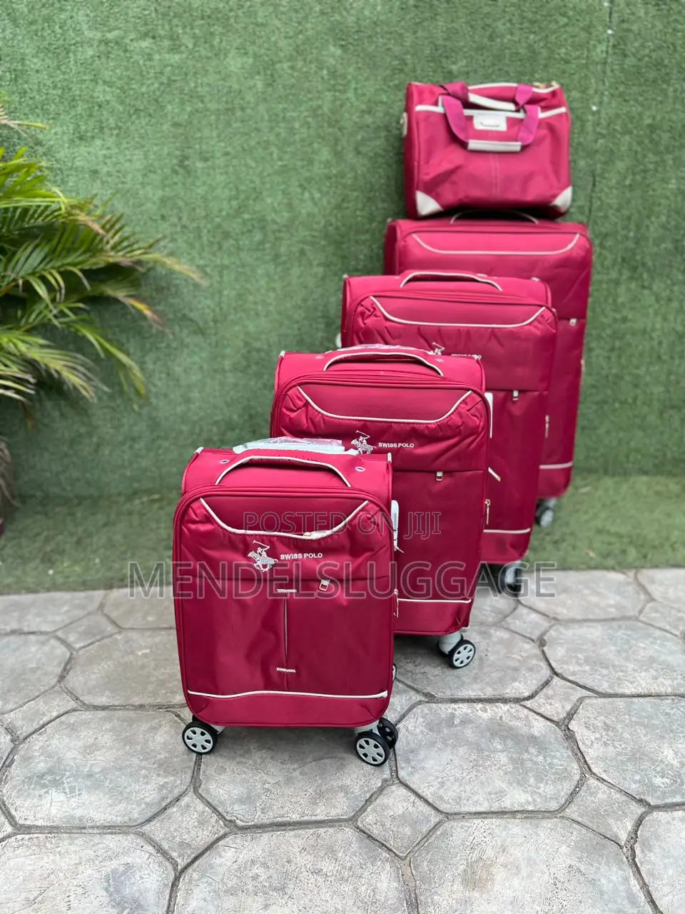 Red Full Set Luggage