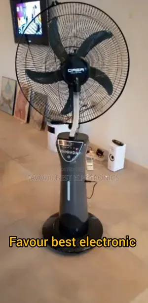 New GASA Standing Rechargeable Mist Fan Copper  Warranty