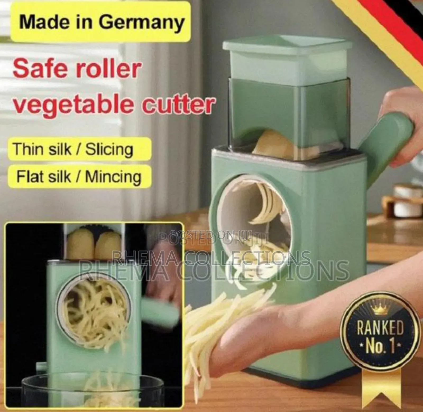 Multiple Blade Vegetable Drum Grater/Shredder