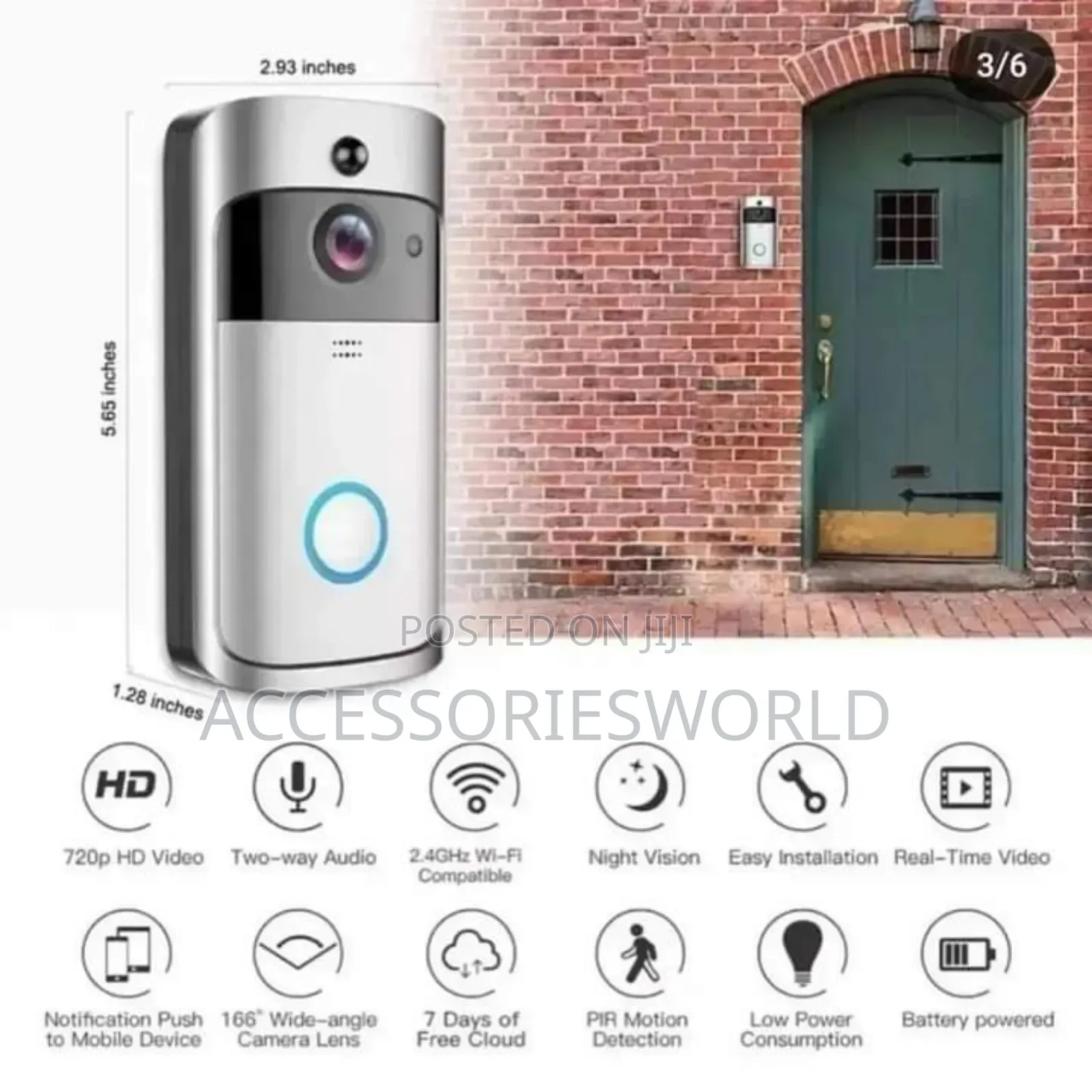 V5 HD Wi-Fi Video Doorbell