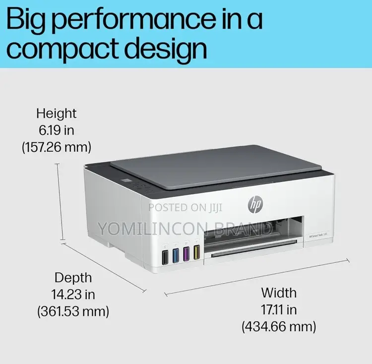 HP Smart Tank 580 Aio Wifi Colour Wireless Solid Ink Printer