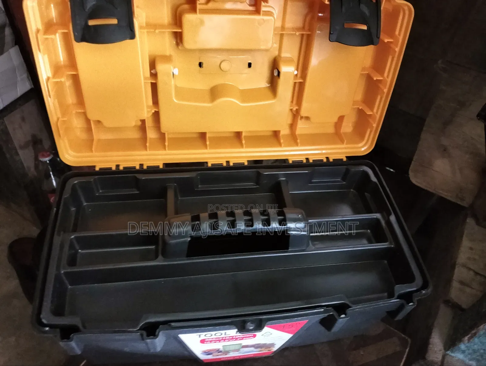 Empty Plastic Tools Box 15"