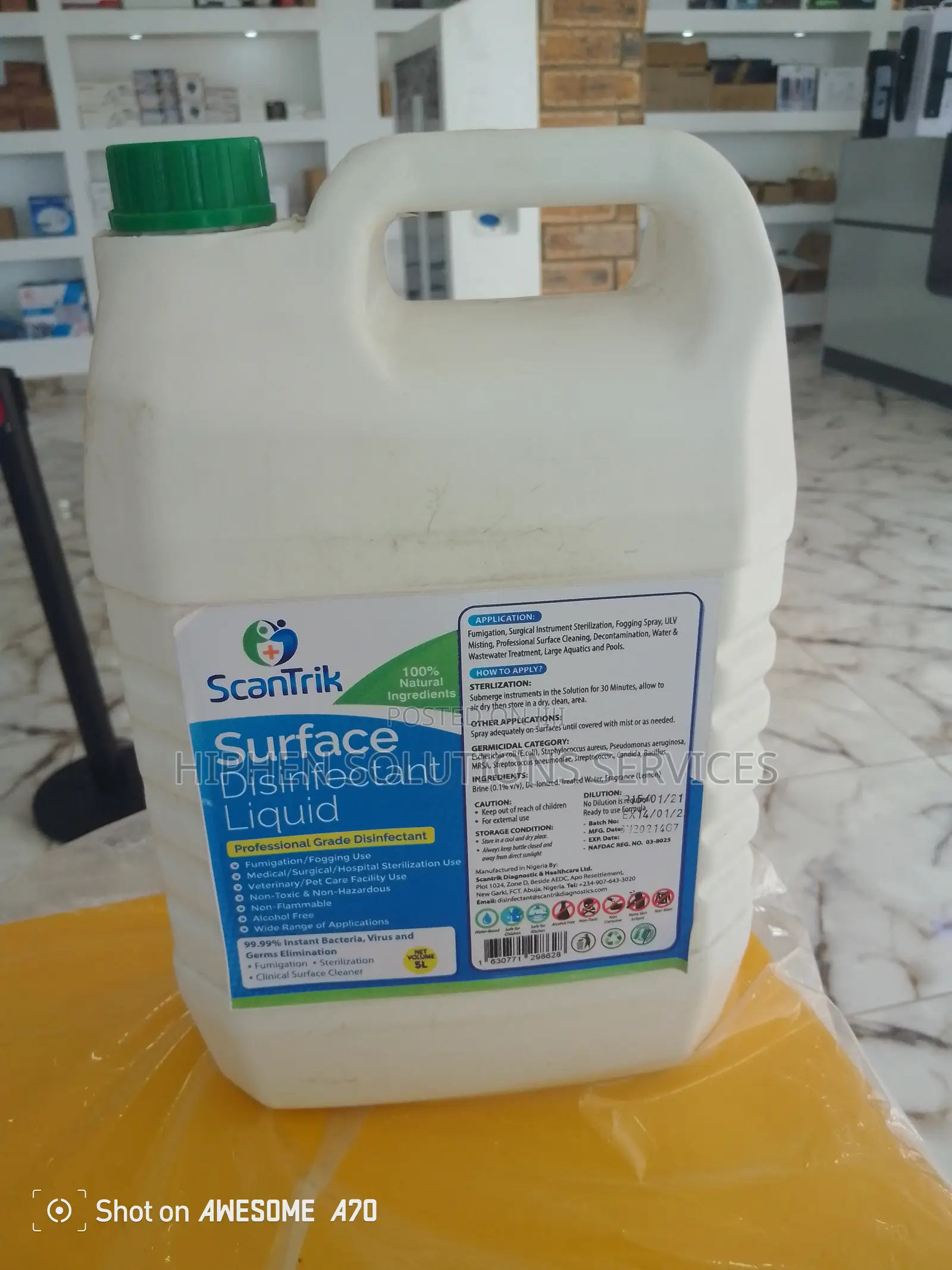 5L Scantrik Disinfectant Liquid