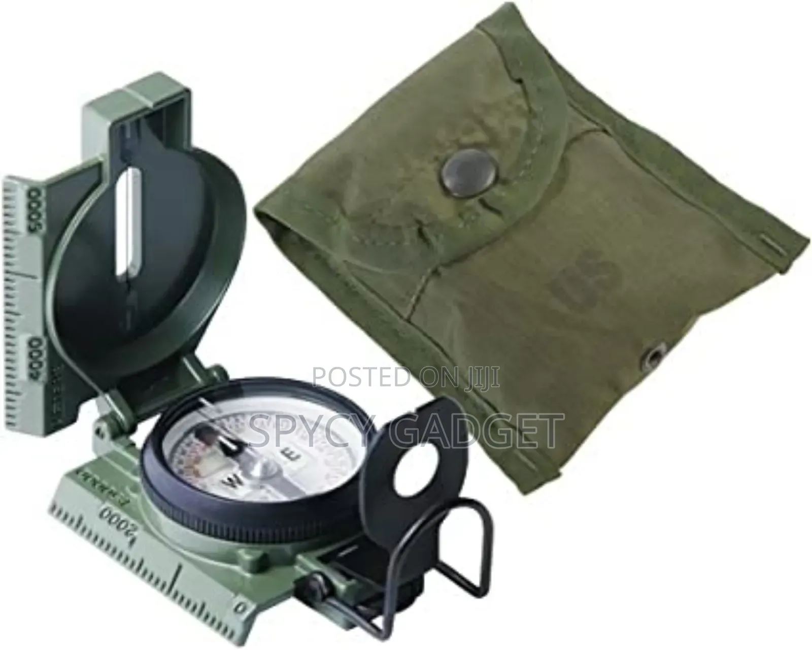 Phosphorescent Lensatic Compass