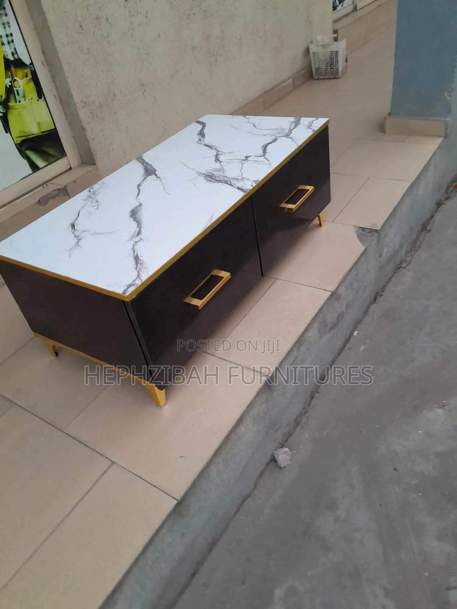 Marble Color Top Center Table
