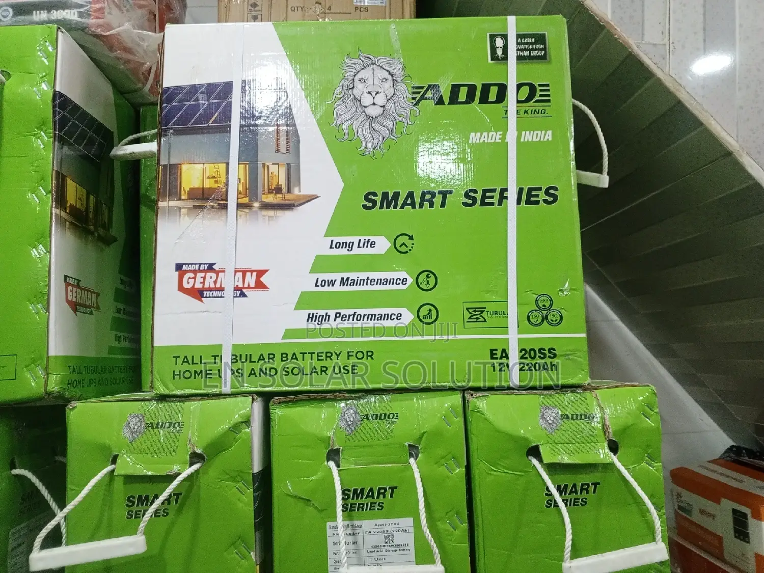 220ahs Solar Addo Battery Available Now
