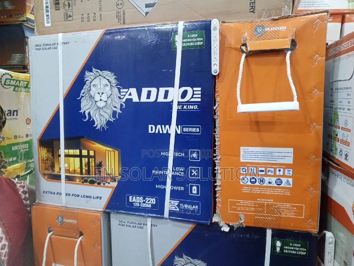 220ahs Solar Addo Battery Available Now