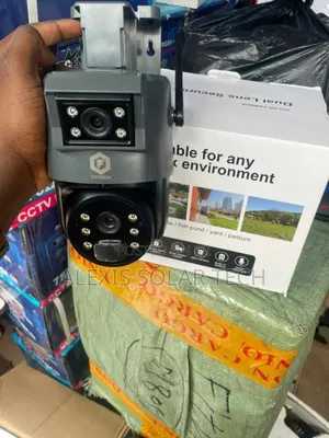 V380PRO 8mp 4G Dual Lens Solar PTZ Camera