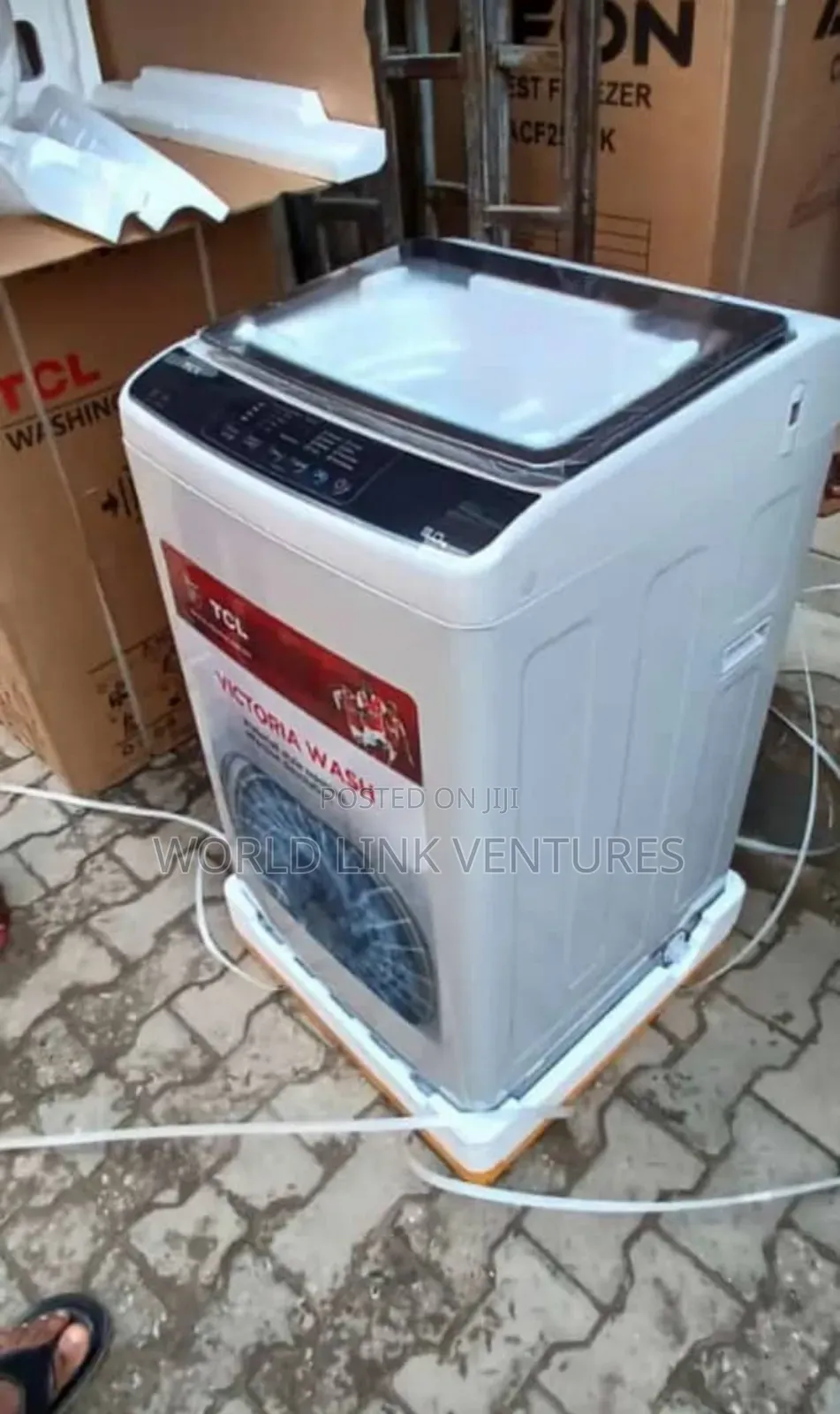 Smart Automatic TCL Top Loader Watching Machine.
