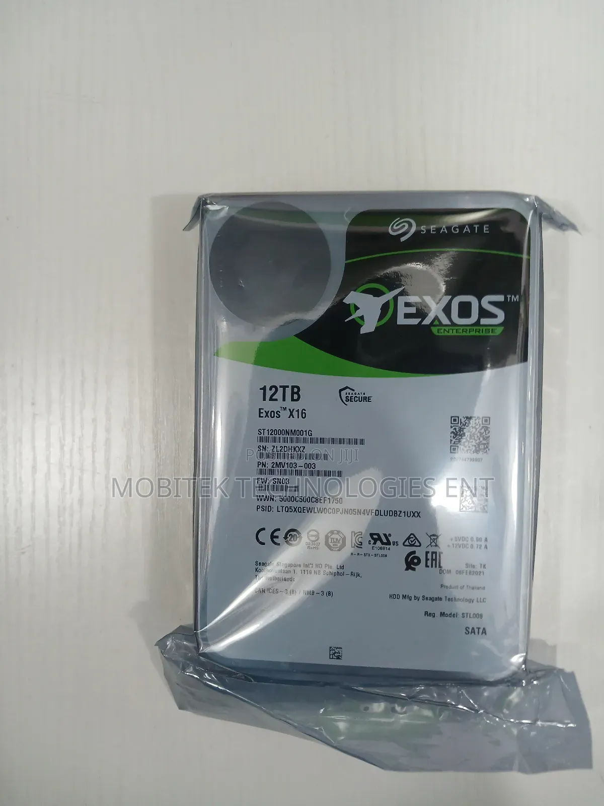 12tb Seagate Exos X16 Sata Hard Drive