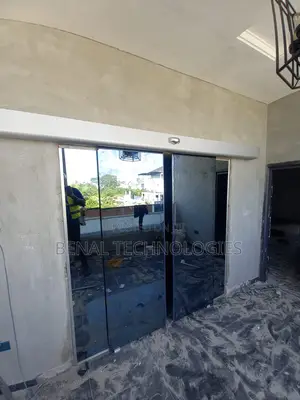 Sensor-Tracked Sliding Door