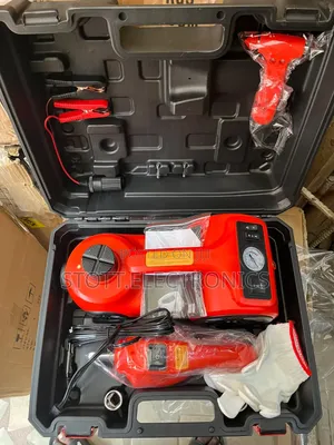 Electric Air Pump/Car Hydraulic Jack/Wrench (4 in 1) 5 Tones