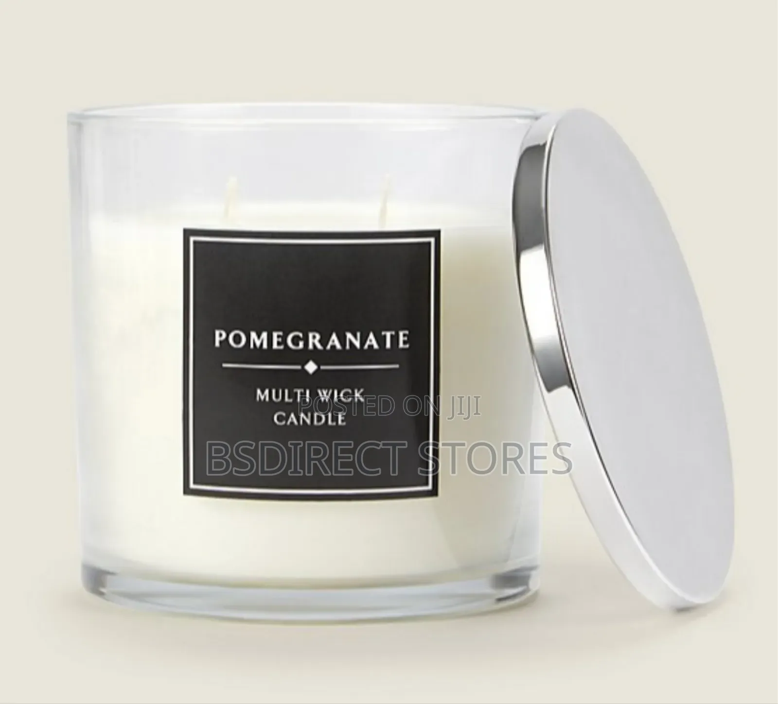 Home Classic Pomegranate Double Wick Candle Burn Time 40hrs