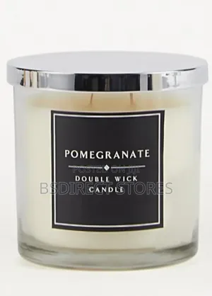 Home Classic Pomegranate Double Wick Candle Burn Time 40hrs