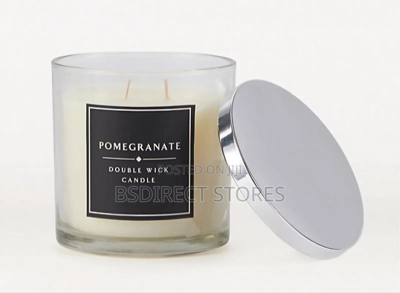Home Classic Pomegranate Double Wick Candle Burn Time 40hrs