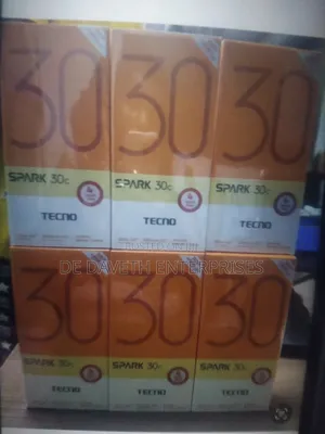 New Tecno Spark 30C 128 GB Black