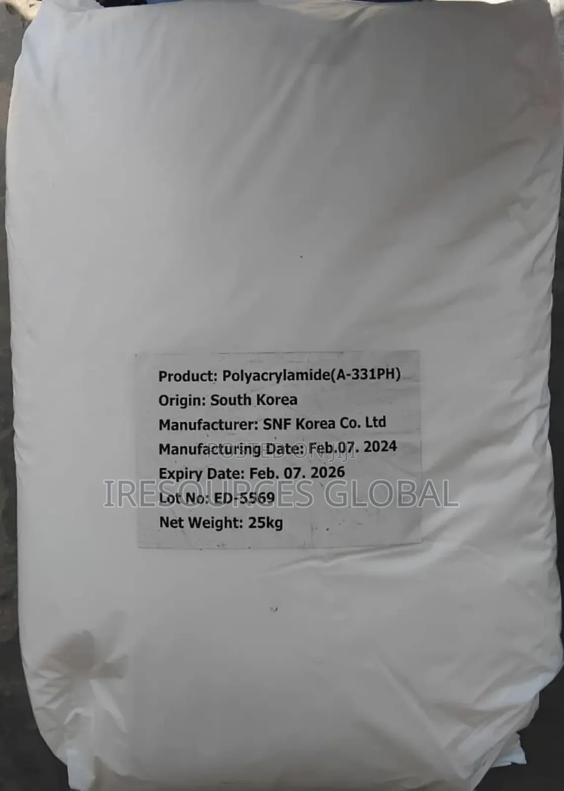 Polyacrylamide (Pam) Powder Ionic