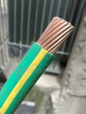 120mm Earth Wire Green and Yellow Cable