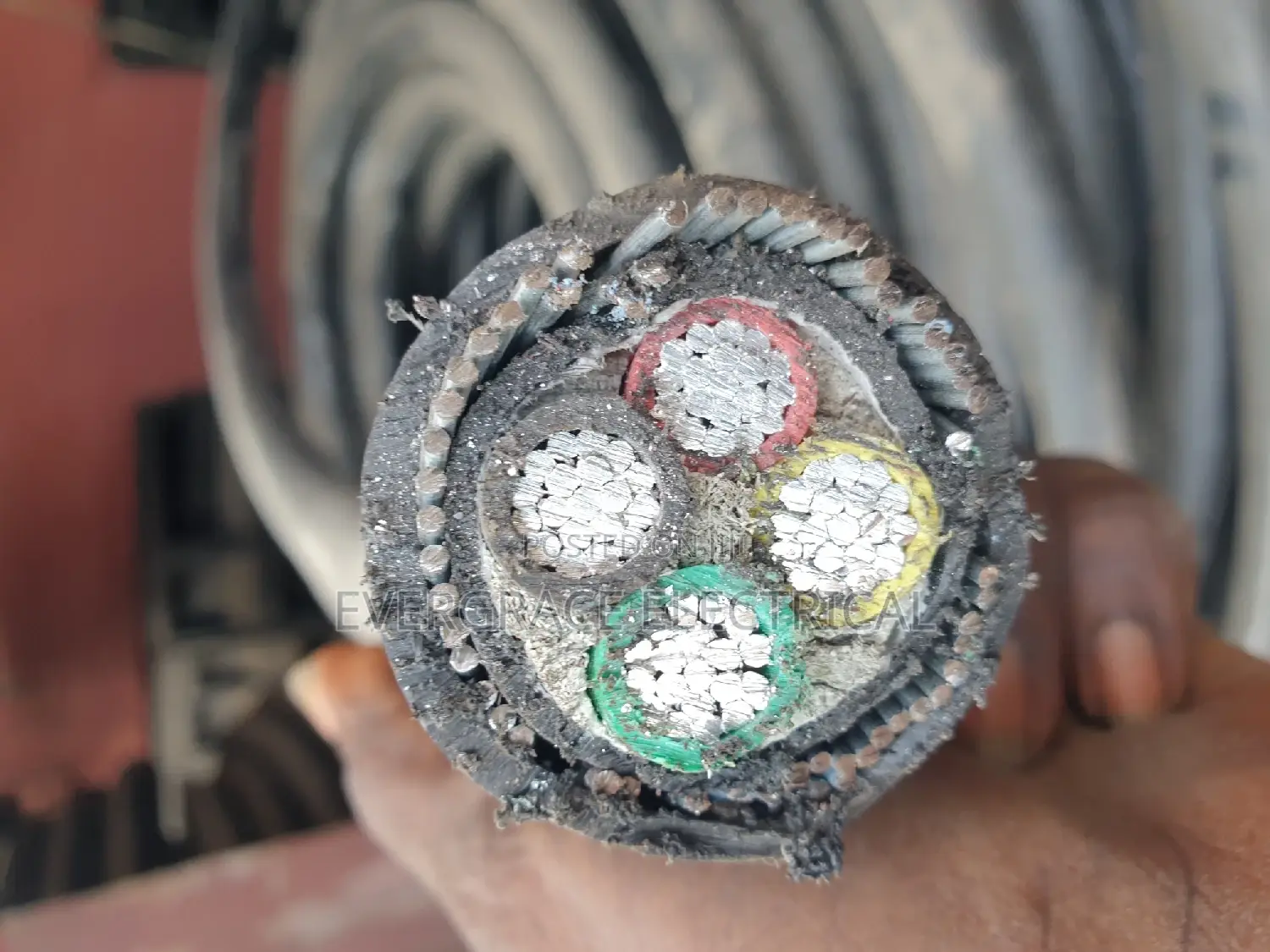 Aluminum Electric Cable 4core 50mm Armoured 
