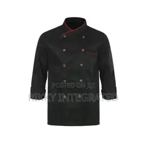 Unisex Long Sleeve Chef Uniform. Order Available on Request