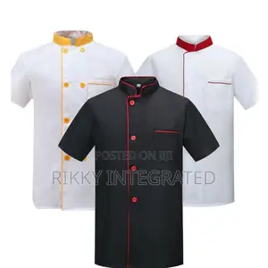 Unisex Short Sleeve Chef Uniform. Customize With Your Brand