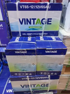 65ah 12v VINTAGE Solar Dry Cell Battery