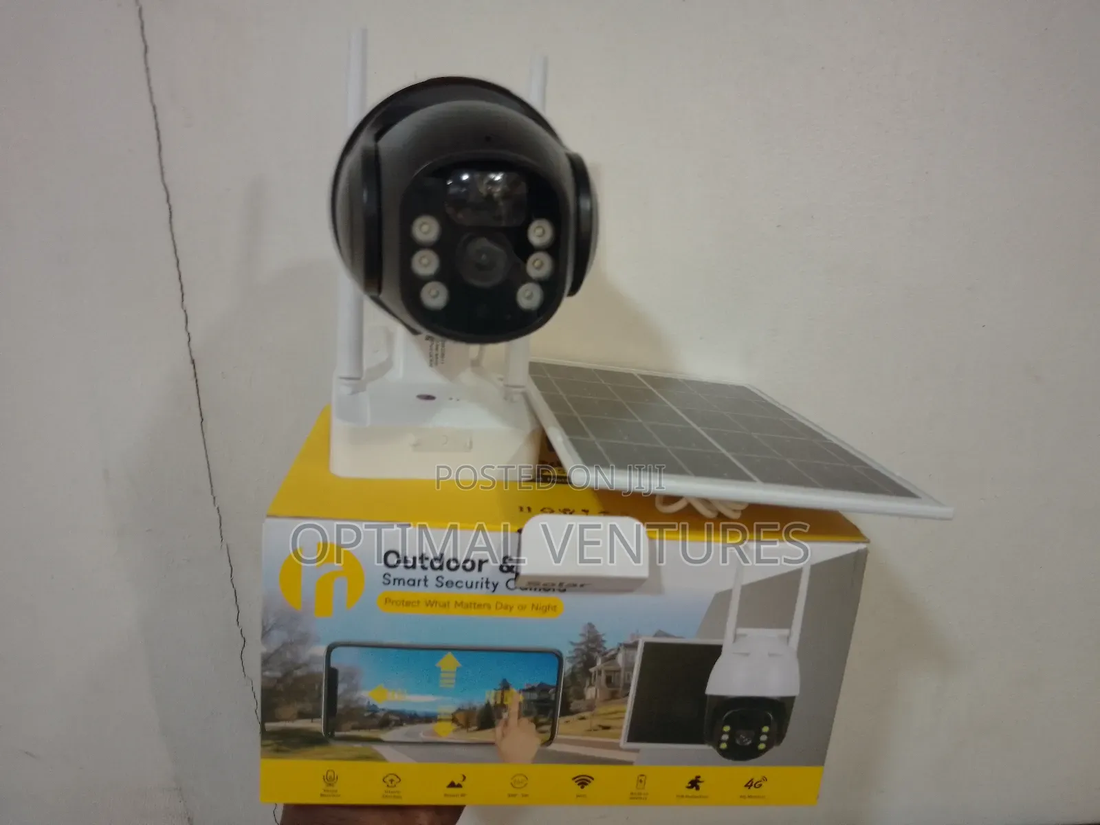 Solar CCTV Camera. (Single and Double Lens)