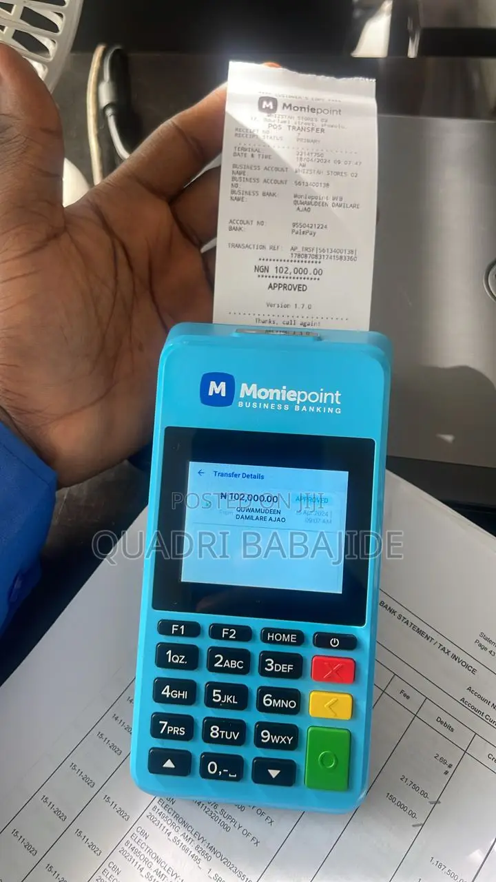 Monie Point Pos Machine