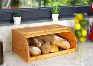 Bamboo Bread Storage Rack