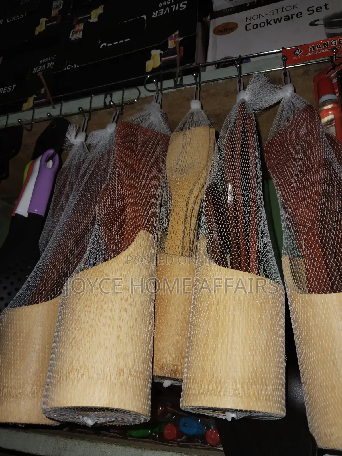 Wooden Spoon and Plastic