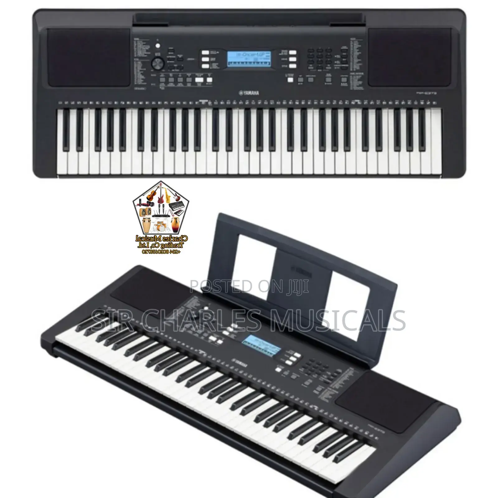 Yamaha PSR E373 Keyboard With Original Adapter