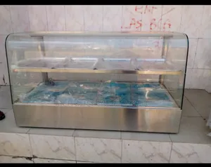 4 Plate Curved Glass Food Warmer (Foreign)