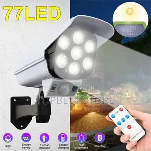 Outdoor Motion Sensor Solar Lights With Remote