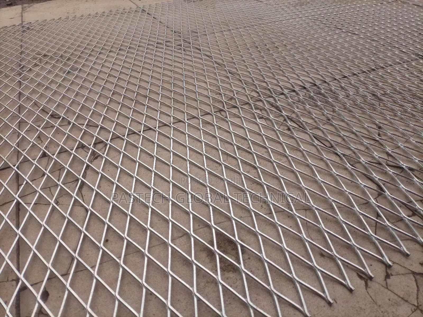 Diagonal Stainless Mesh Hole1x1 Width4ft