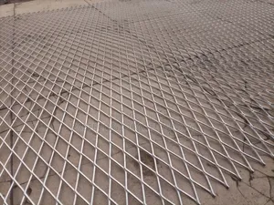 Diagonal Stainless Mesh Hole1x1 Width4ft