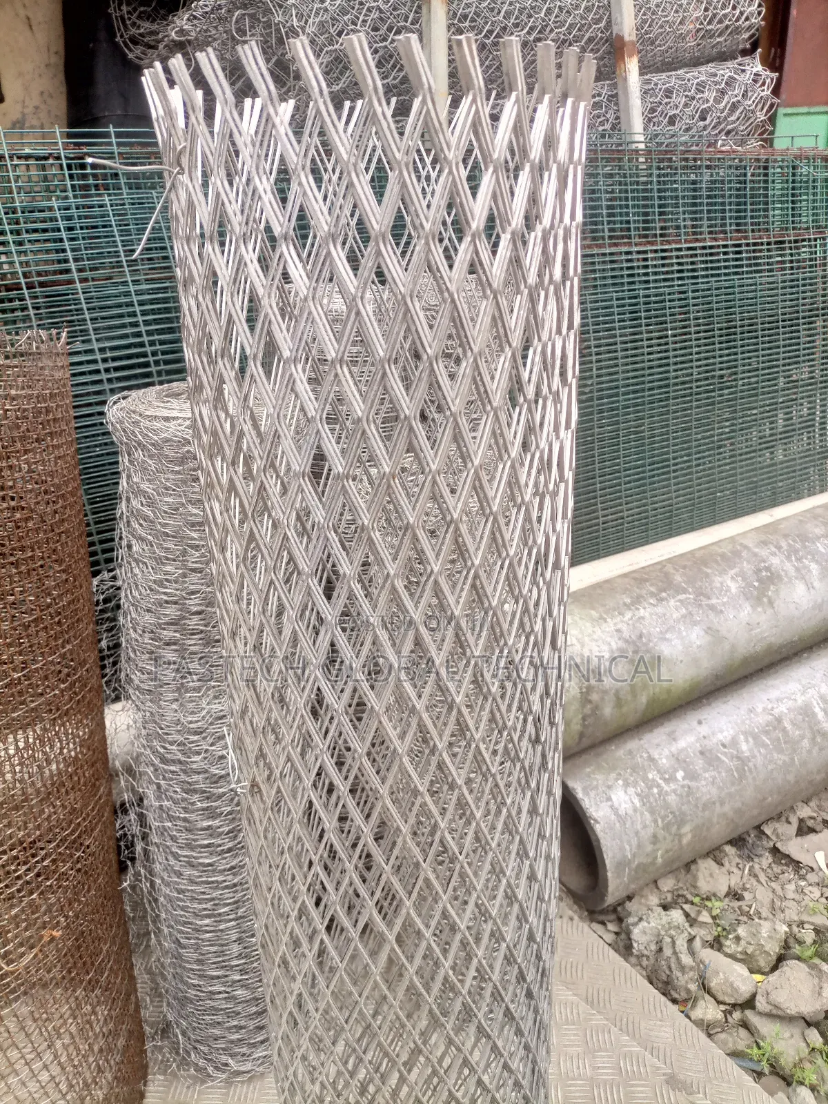 Diagonal Stainless Mesh Hole1x1 Width4ft