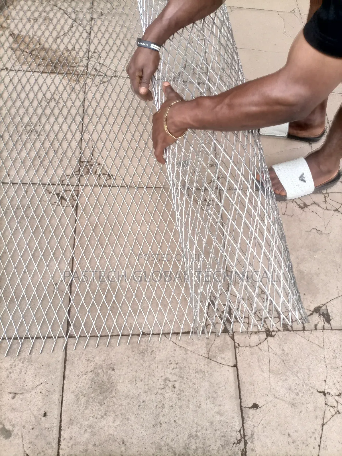 Diagonal Stainless Mesh Hole1x1 Width4ft